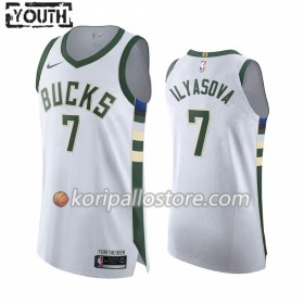 Milwaukee Bucks Ersan Ilyasova 7 Nike 2019-2020 Association Edition Lasten Pelipaidat Swingman